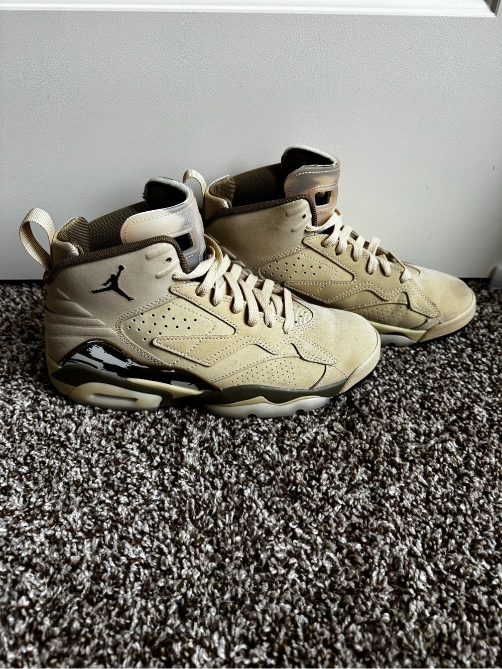 Air Jordan MVP High-Top Sneakers in Beige
